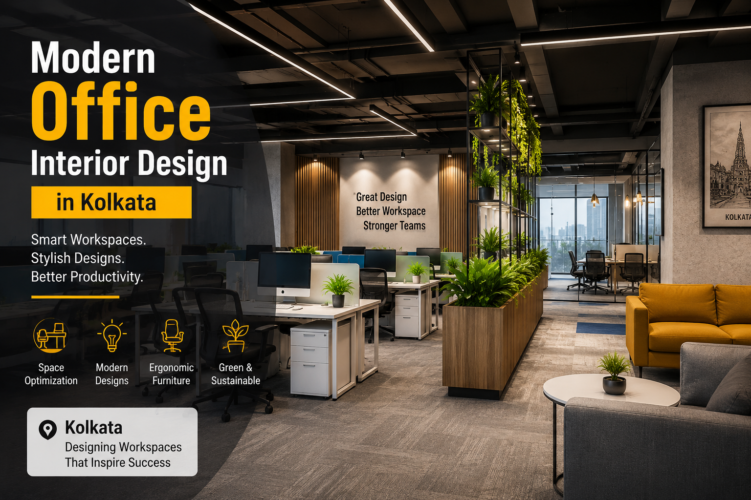 Modern Office Interior Design in Kolkata