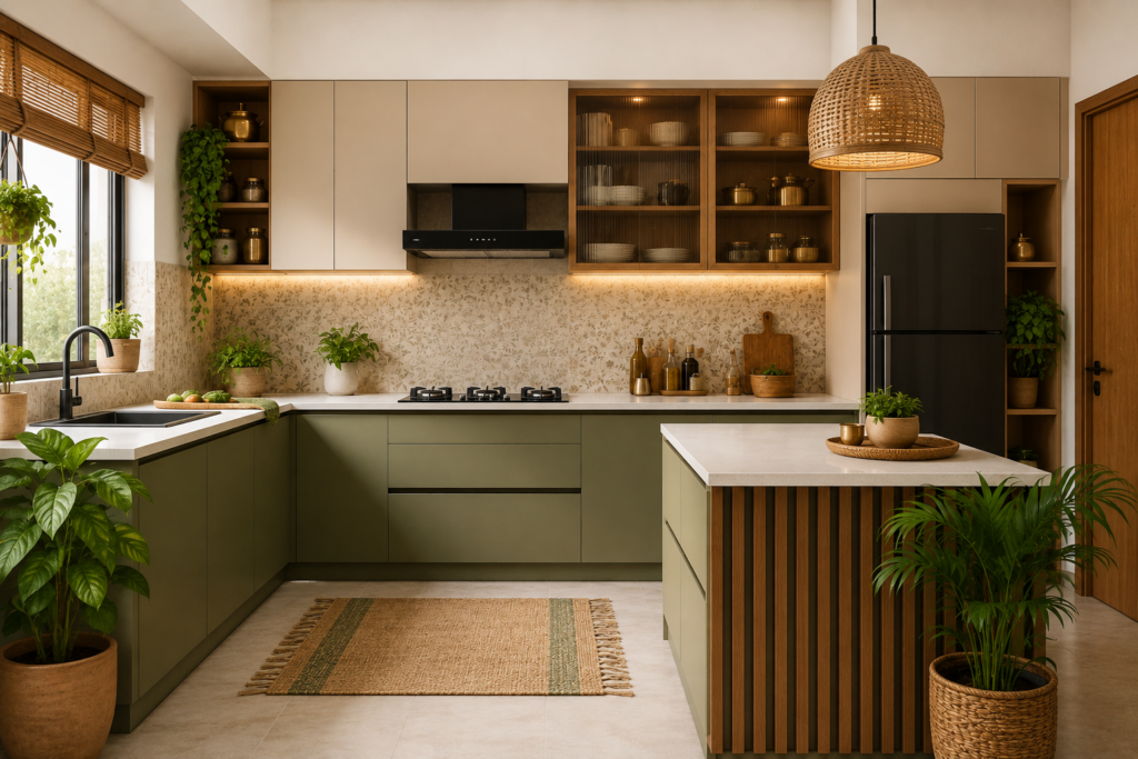 eco friendly modular kitchen