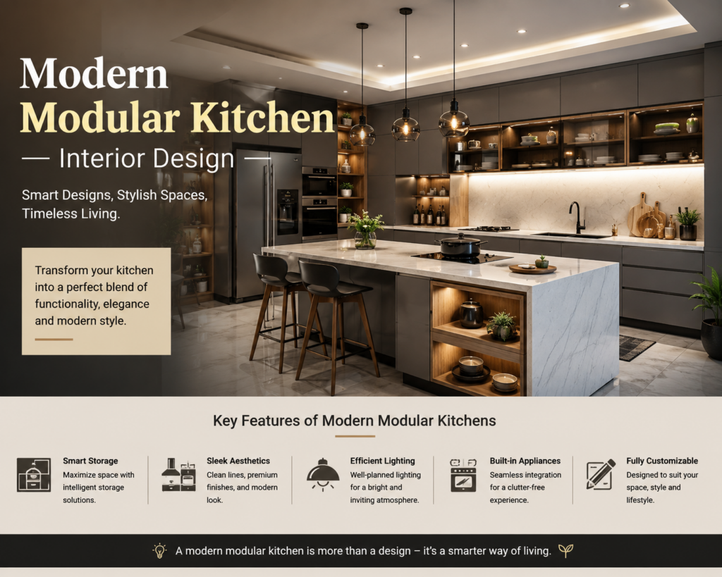 modern modular kitchen interior design